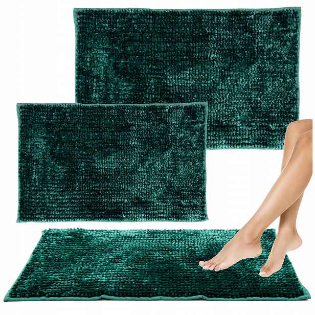 Koupelnové koberce Měkký na praní Protiskluzový kobereček 2el.40x60,50x80
