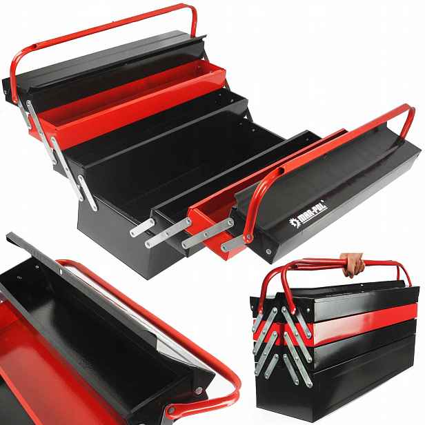 Kovový Box Na Nářadí Mar-pol 7 Zásuvek Organizér 71 CM