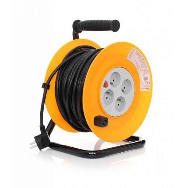 Prodlužovací Kabel na bubnu Best 50 metrů pro zahradu dílny domu