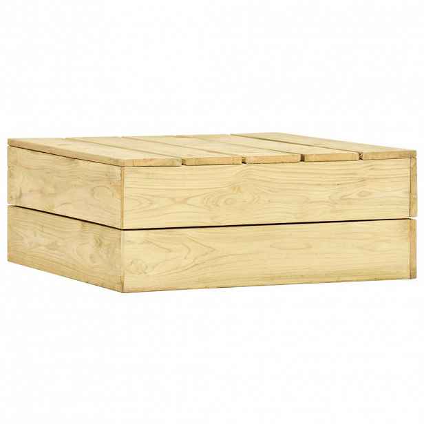 vidaXL Zahradní stolek 75 x 75 x 31 cm impregnované borové dřevo