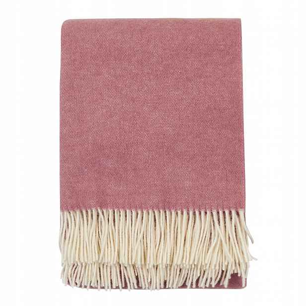 Vlněná Deka teplá pléd 100% vlna 140x200 Cozy Blankets