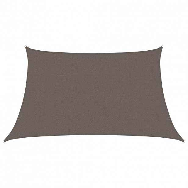 vidaXL Plachta proti slunci 160 g/m² antracitová 3/4 x 2 m HDPE