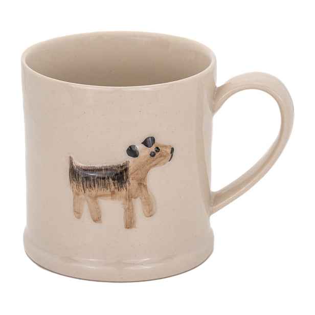 Béžový keramický hrnek 225 ml Dog – Sass & Belle