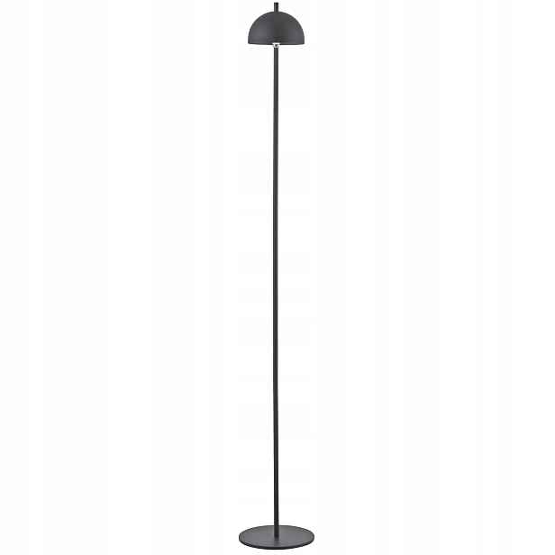 Led podlahová lampa černá, moderní na terasu pro čtení a relaxaci Bellis