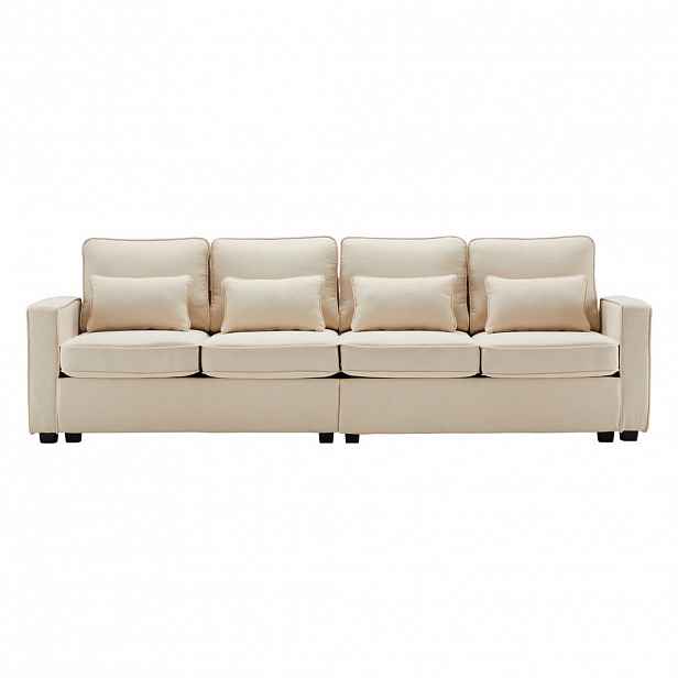 SEDACÍ SOUPRAVA 4-místná 264/83/87 cm Béžová