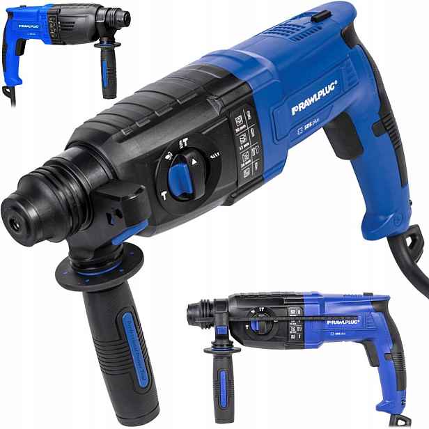Vrtací kladivo Rawlplug Sds Plus 850 W, Kufr rukavice