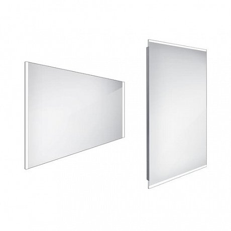 Zrcadlo bez vypínače Nimco 70x100 cm hliník ZP 11004