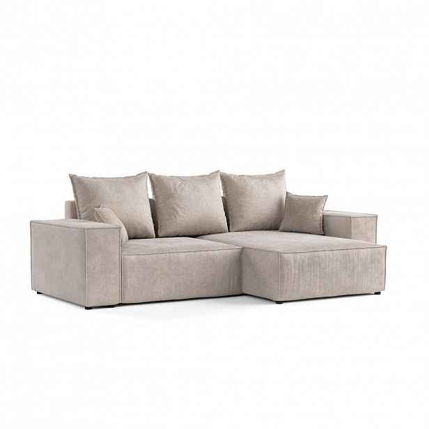 AltaBeds ROHOVÁ SEDAČKA SENSO, textil, Béžová