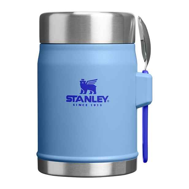 Modrá termoska na jídlo z nerezové oceli 400 ml Legendary Food Jar + Spork Blue Sky – Stanley