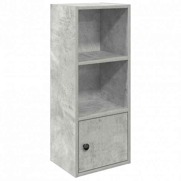 vidaXL Knihovna betonově šedá 31x24x77 cm kompozitní dřevo