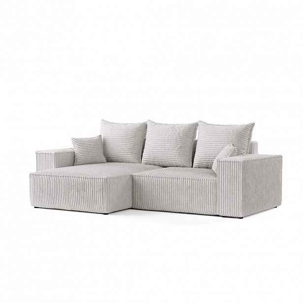 AltaBeds ROHOVÁ SEDAČKA SENSO, textil, Šedá