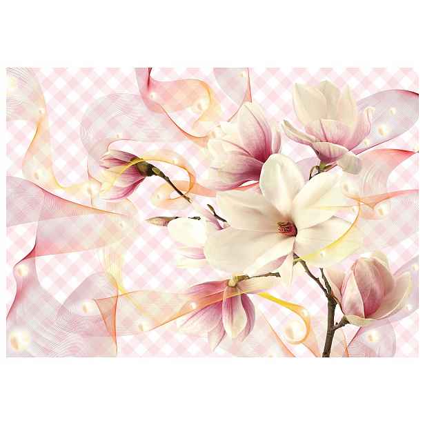 Fototapeta Magnolie vinylová Květiny elegance do domu 254x184 lepidlo