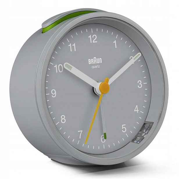 Klasický Budík Braun BC12G Alarm Zdřímnutí Podsvěcení
