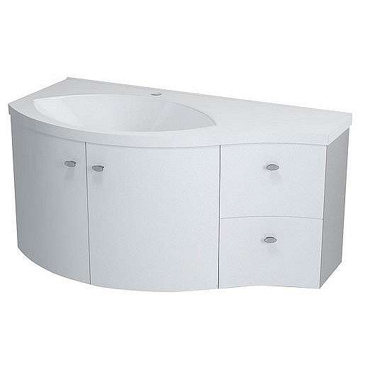 Koupelnová skříňka pod umyvadlo Sapho Aila 110x54 cm bílá 55622