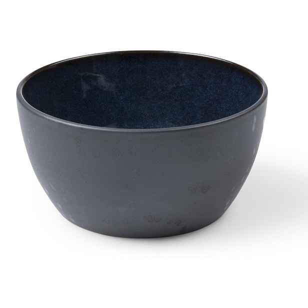 Černá/modrá miska z kameniny 600 ml Gastro Dark Blue/Black – Bitz