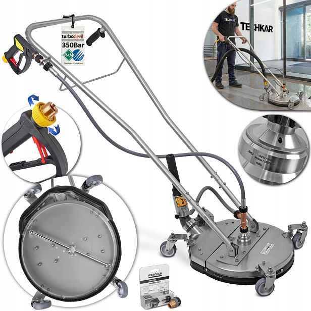 Kartáč 16" S Odsáváním Vody Na Mytí Kostek Pro Karcher Hd Hds EasyLock 350b