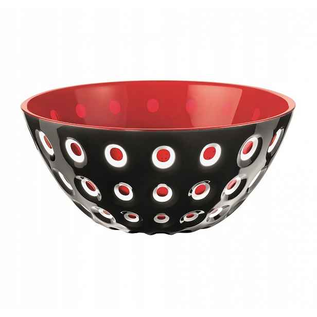 Mísa Le Murrine 20 cm černá, bílá, červená