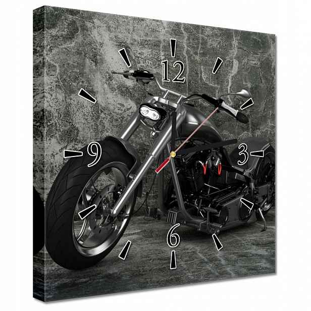 Nástěnné hodiny 30x30 Americký chopper