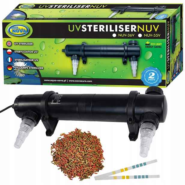 Uv-c lampa 36W Aqua Nova Sterilizátor Uv lampa do jezírka