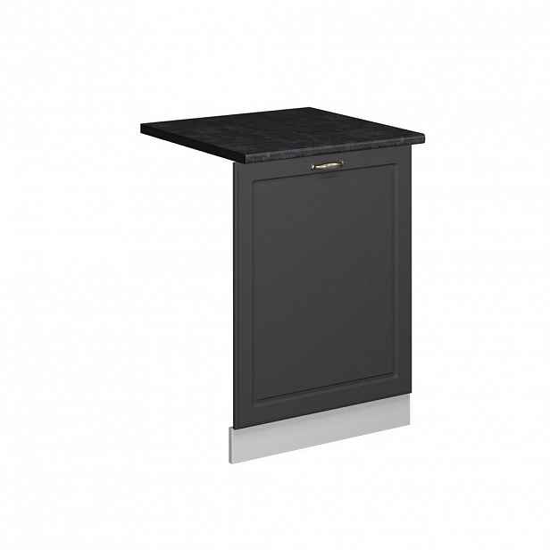 Vicco ČELNÍ PANEL MYČKY Fame-Line Anthrazit-Gold Landhaus 60 cm , PD Antracit