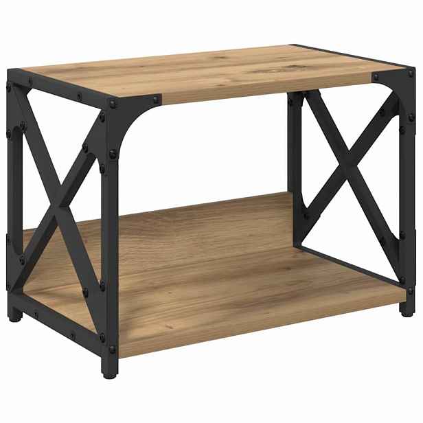 vidaXL Stojan na tiskárnu Artisanový dub 44 x 26 x 31.5 cm