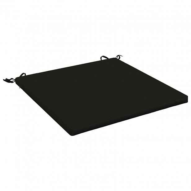 vidaXL Polstr s jedním kusem SOEST 100% polyester Černá 80 x 80 x 3 cm