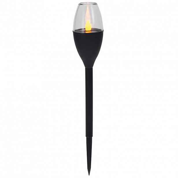 Mondex SOLÁRNÍ LAMPA, plast, černá