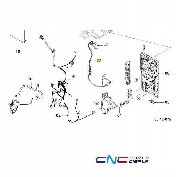Vaillant 8000048543 Hadicový svazek 4cestného ventilu Cch čerpadla