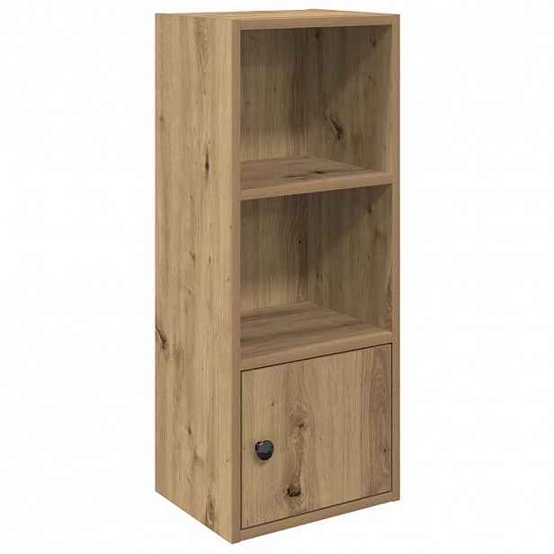 vidaXL Knihovna dub artisan 31x24x77 cm kompozitní dřevo