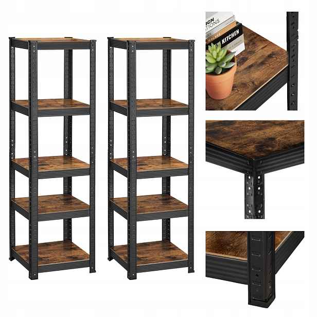 Kuchyňský regál na mikrovlnnou troubu Hrnce Set 2ks pro spíž sklepa Úzký