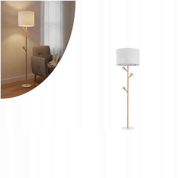 Podlahová lampa Albero Linen 5574 Tk Lighting