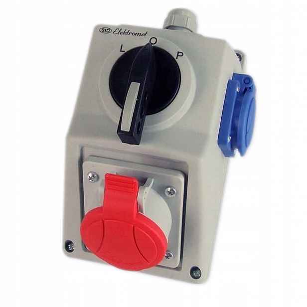 C16-48.1N Sada spojek L-0-P 1x16A/5 1x230V IP54 Elektromet 971614
