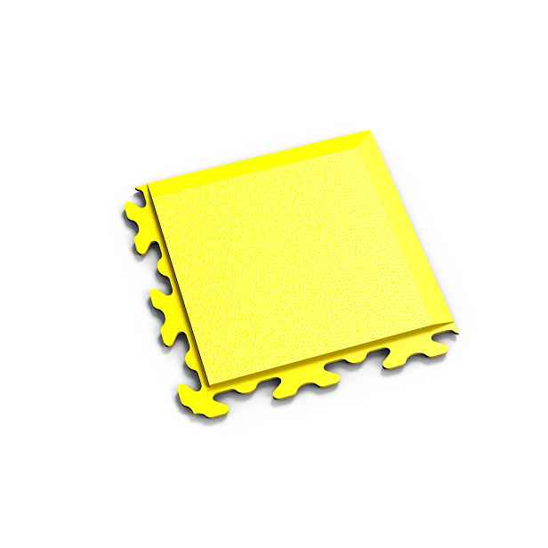 Dlaždice rohová B Fortelock Machine invisible hadí kůže YELLOW