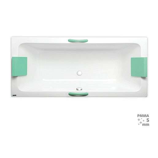 Obdélníková vana Laguna Nora Plus 170x75 cm akrylát NO1700PLUS