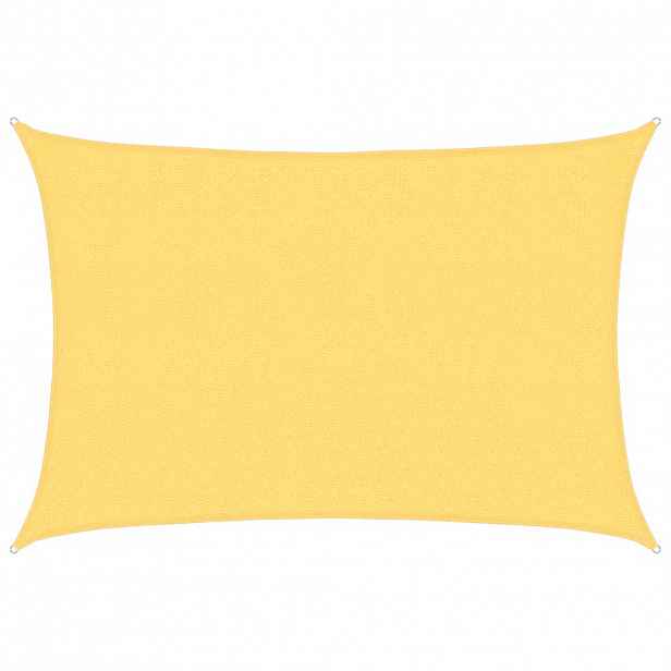 vidaXL Stínicí plachta 160 g/m² béžová 2,5 x 3,5 m HDPE