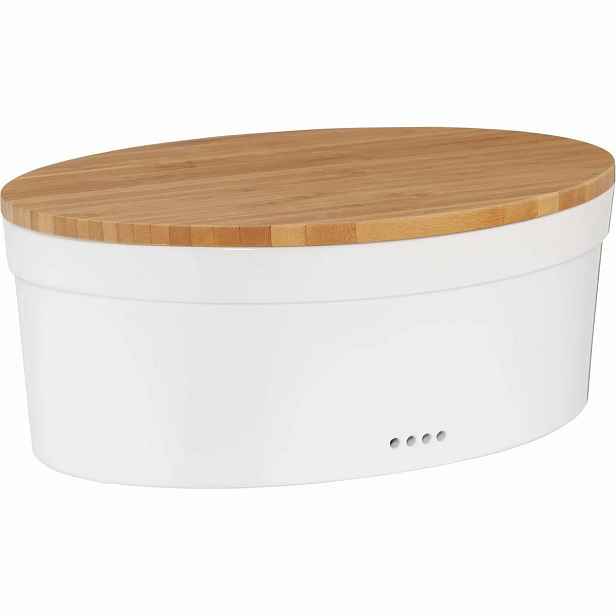 Kela Keramický chlebník SALENA, bílá