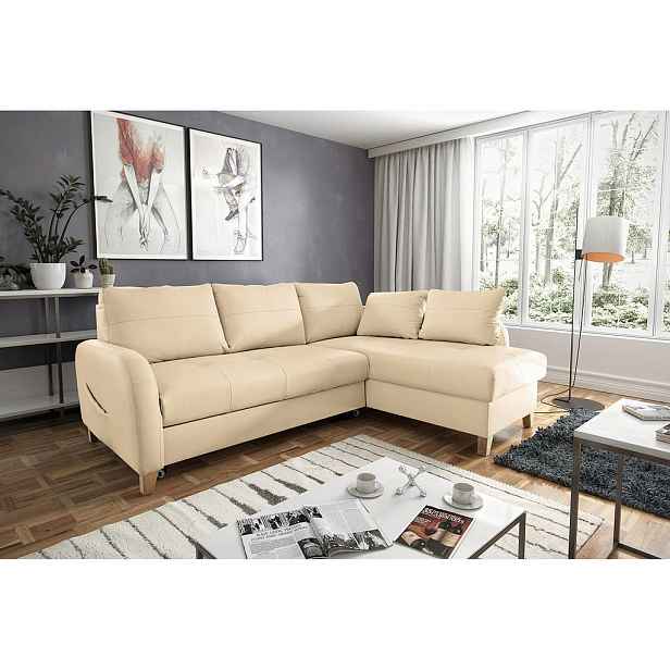 Livetastic ROHOVÁ SEDAČKA, textil, kůže, béžová