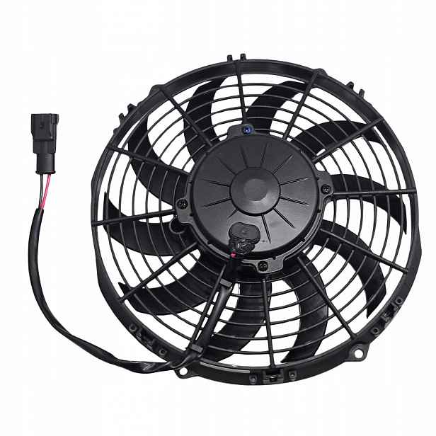 Axiální sací ventilátor DC 12V 255 mm Convex IP68, 1800 m³/h – KSLT1024X