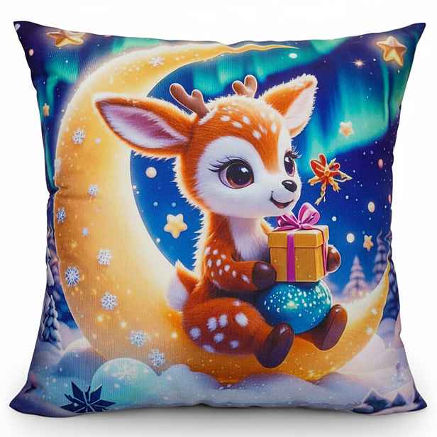 Vánoční povlak na polštář CHRISTMAS DARLING 40x40 cm
