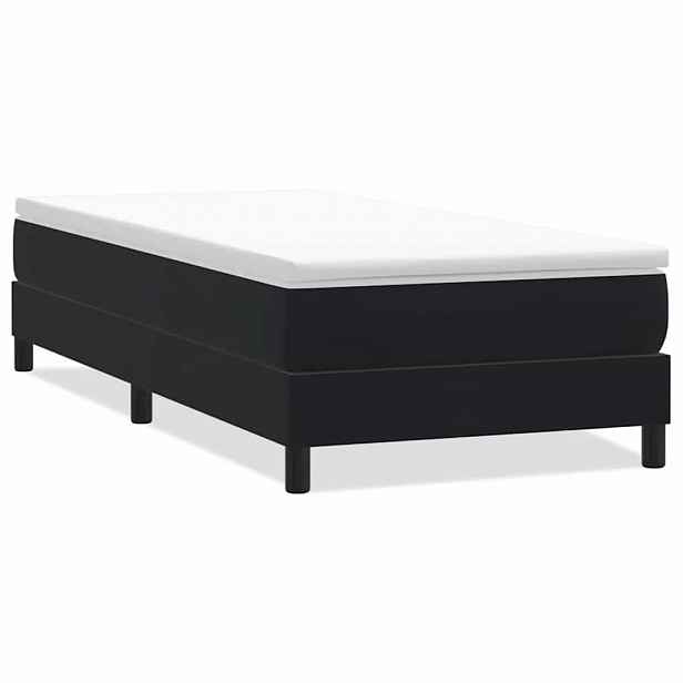 vidaXL Postel Box Spring bez matrace černá 100x220 cm samet
