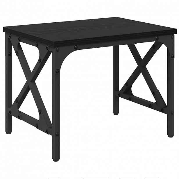 vidaXL Stojan na tiskárnu Černý dub 40 x 30 x 31 cm Kompozitní dřevo