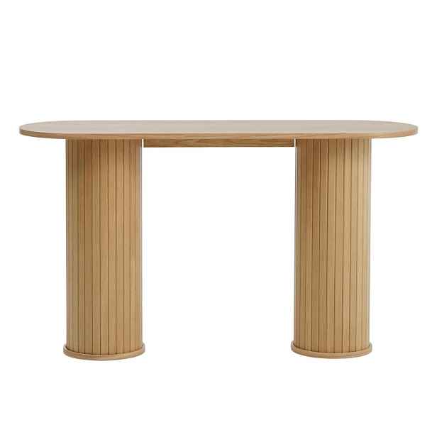 Konzolový stolek v přírodní barvě 40x130 cm Nola – Unique Furniture