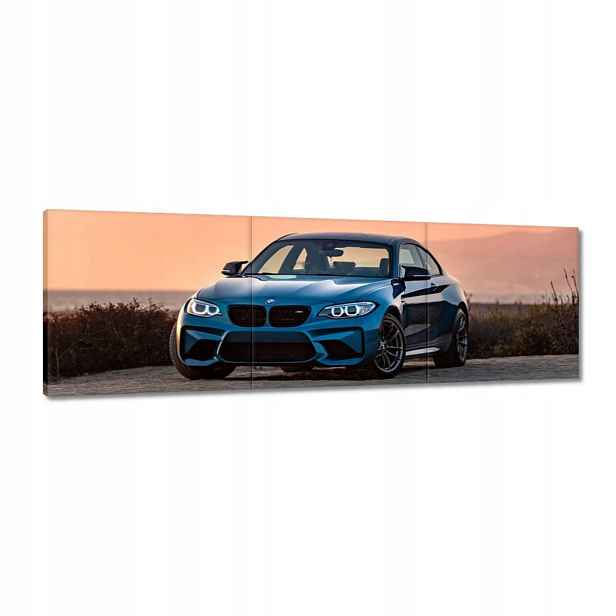 Obrazy 120x40 Západ slunce Bmw Auto
