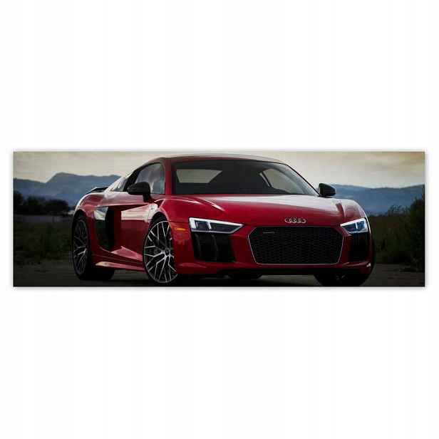 Plakáty 200x66 Červené Audi Auto