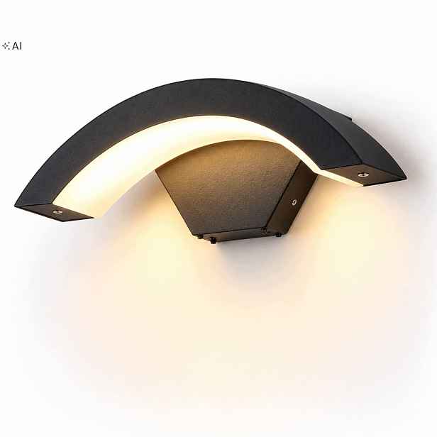 18W Venkovní nástěnné svítidlo Led Fasádní lampa Zahradní pohybový senzor IP65