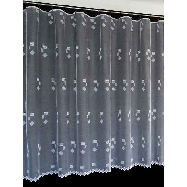 Mg Záclona 610/27 Bílá 300X180 cm Hotová S Páskou M