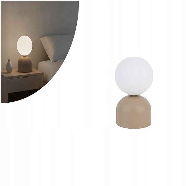 Noční lampa béžová Miki Sabia loftová na komodu v ložnici Tk Lighting