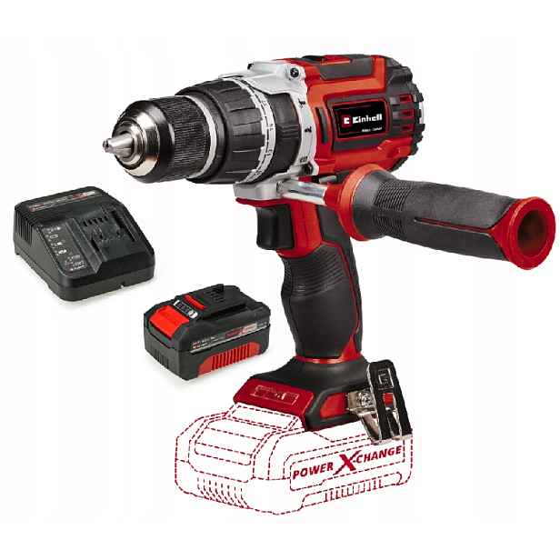 Einhell Aku Vrtačka Udar Tp-cd 18/60 4514205 Sada Akumulátor 4,0A