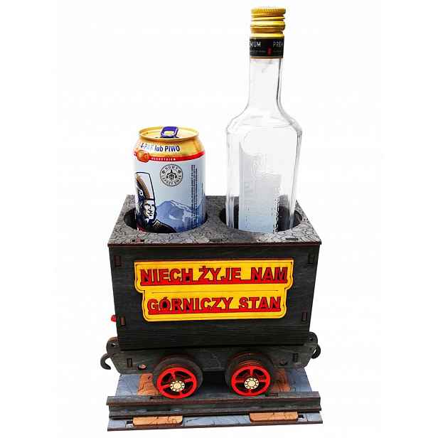 Důlní Vagón Na Alkohol dárek pro Horníka k narozeninám barborka