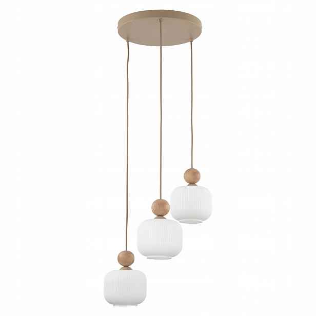 Závěsná lampa Moderní kov Sklo 3 zdroje E14 35 cm Ballo Tk Lighting
